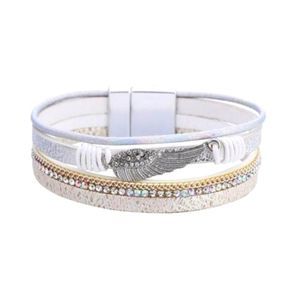 Bohemian Angel Wings Retro White Bracelet New